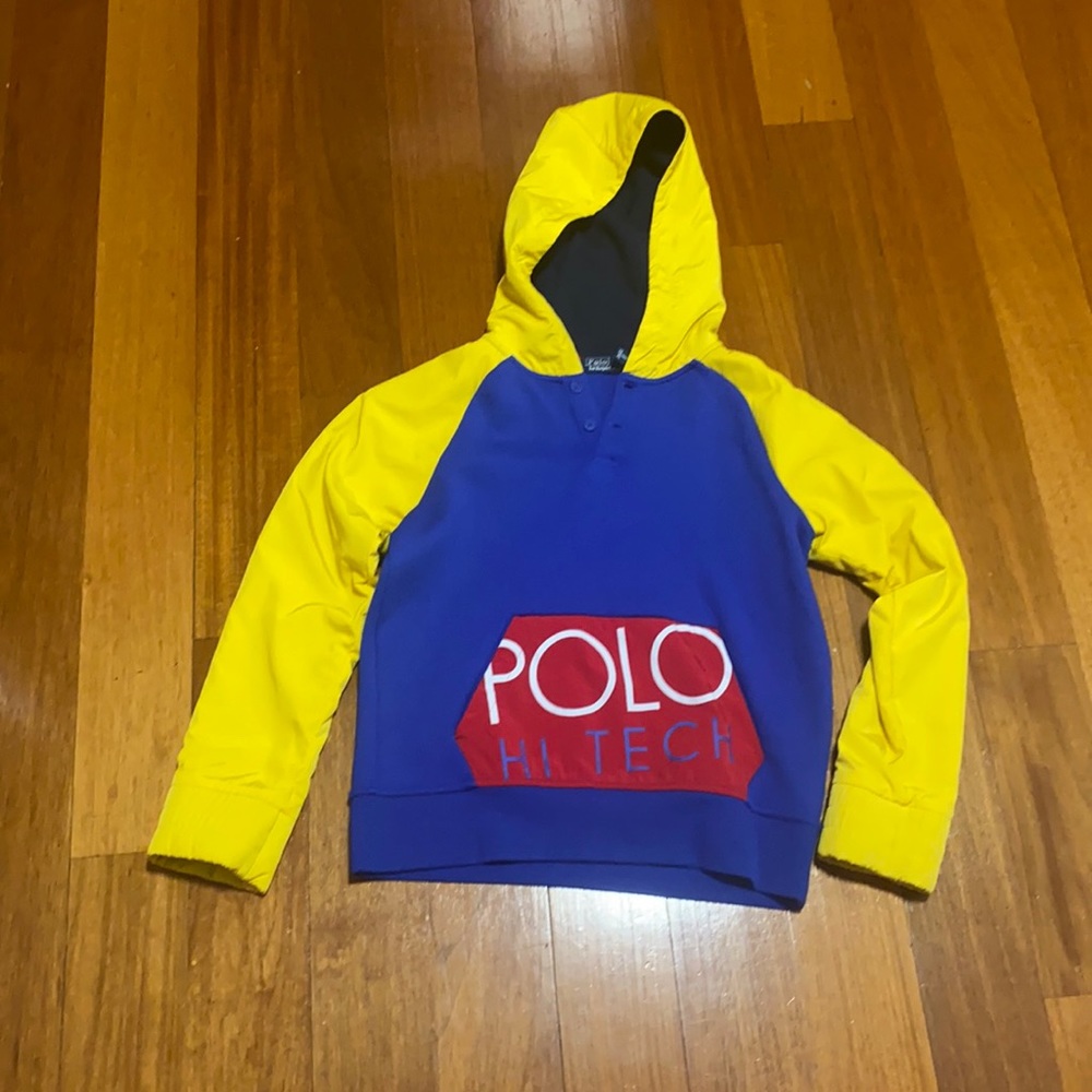Polo hi tech kids pullover hooded sweatshirts